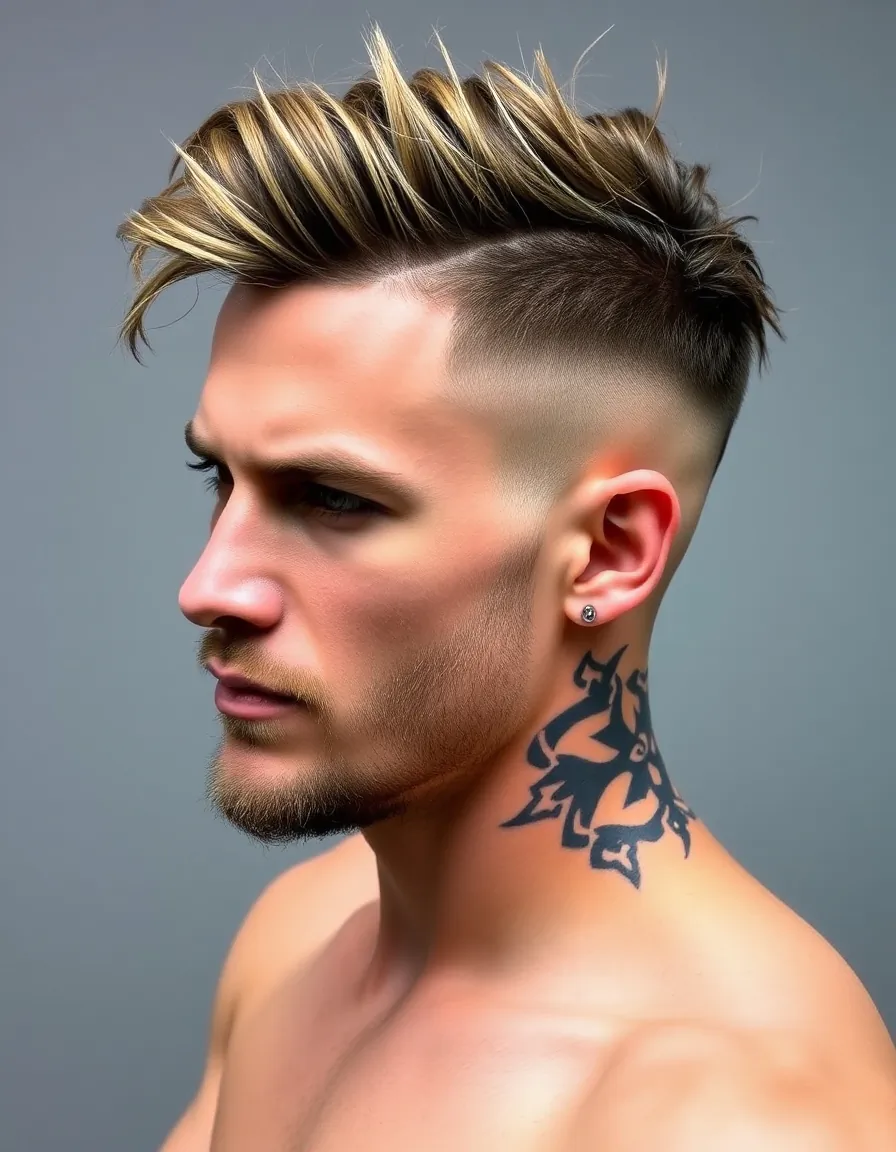 warrior haircut men that command attention