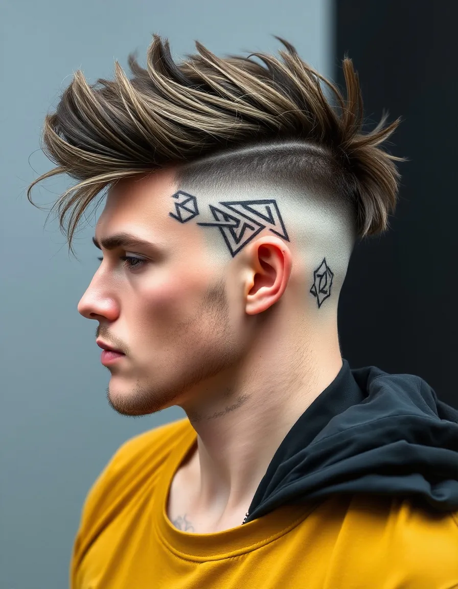 warrior haircut men that command attention