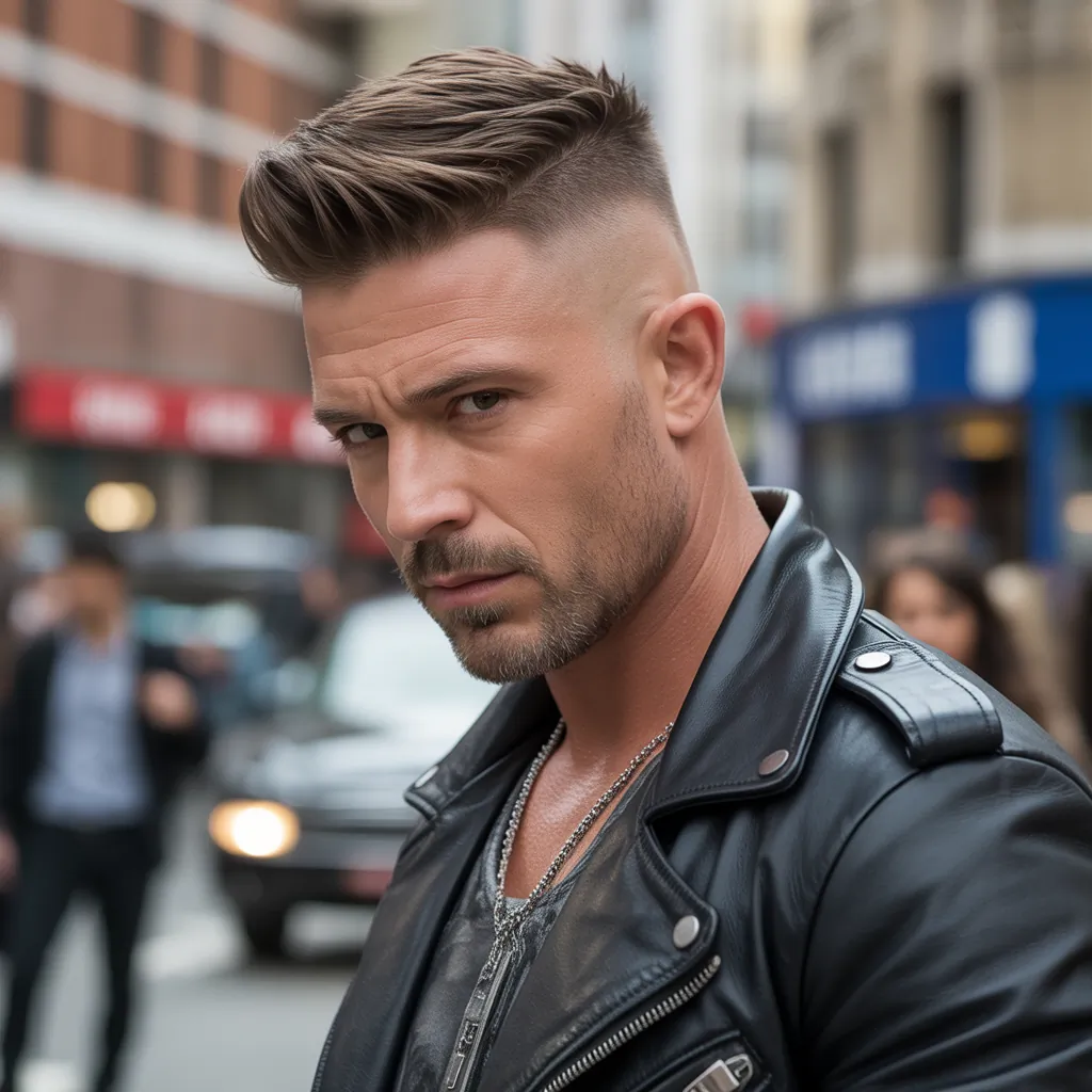 warrior haircut men that command attention