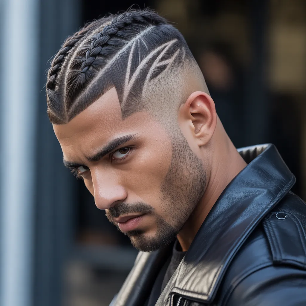 warrior haircut men that command attention