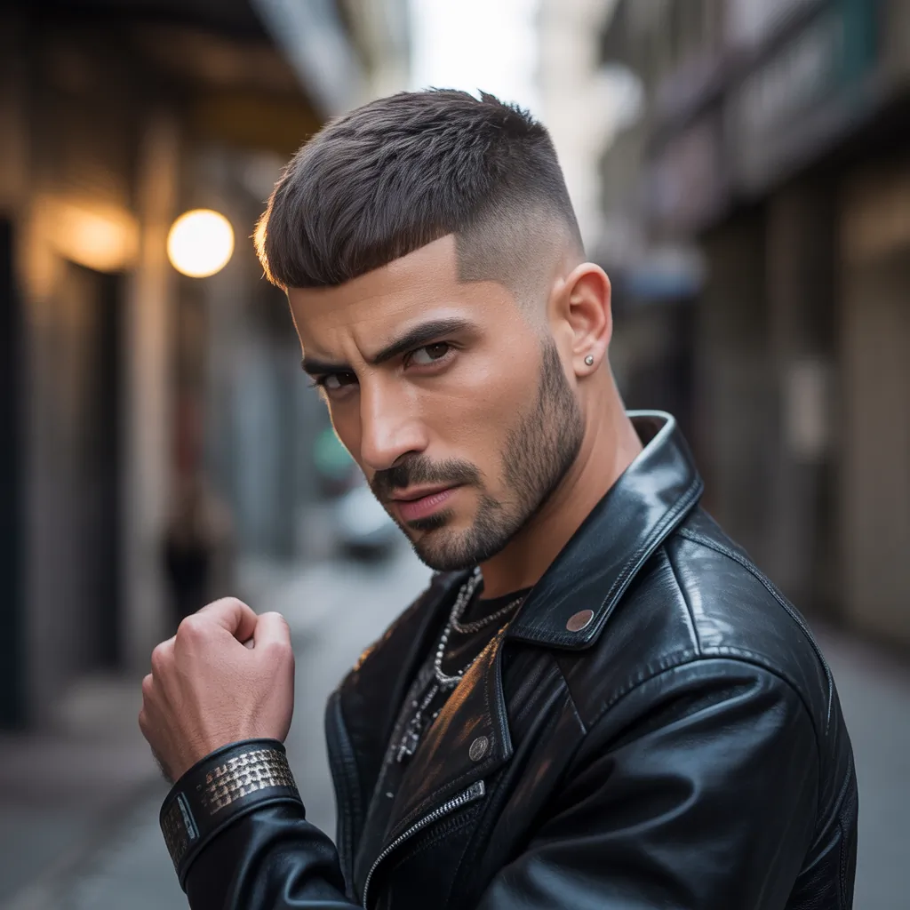 warrior haircut men that command attention