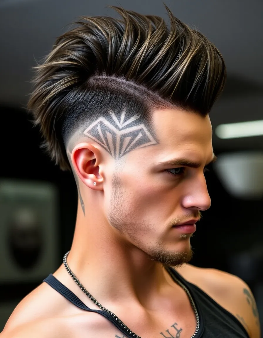 warrior haircut men that command attention
