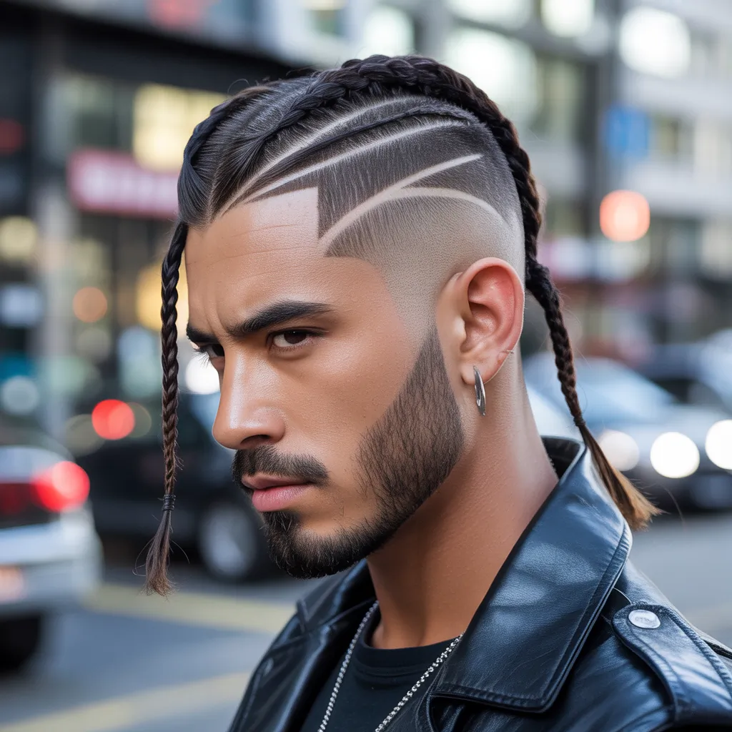 warrior haircut men that command attention