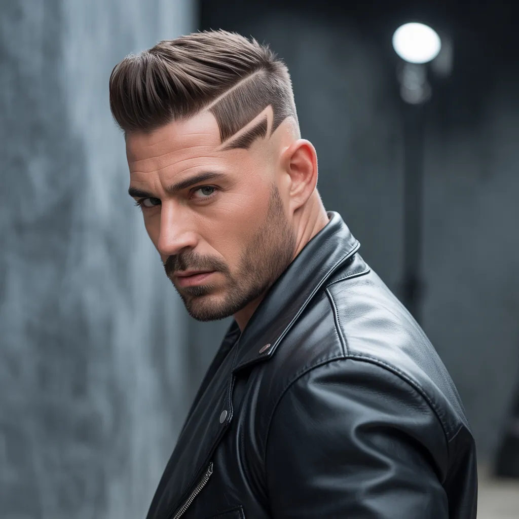 warrior haircut men that command attention