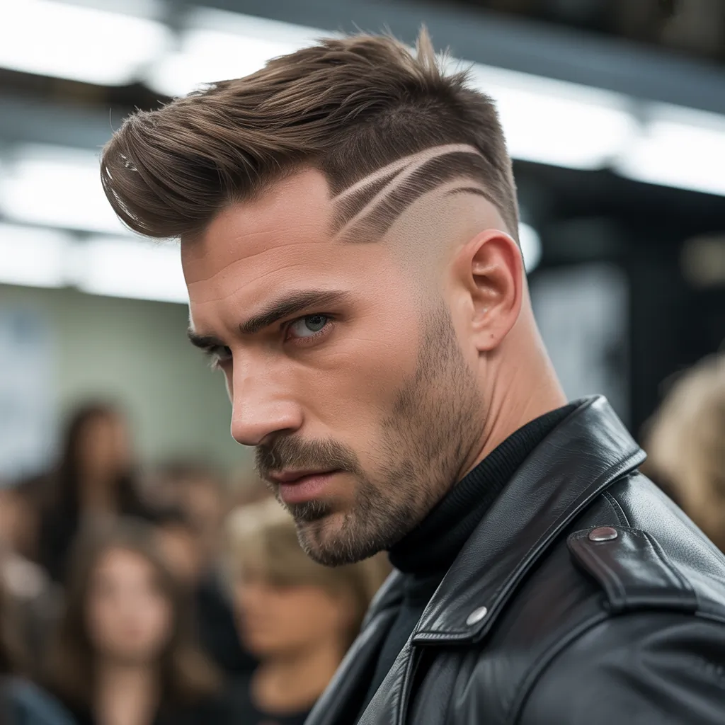 warrior haircut men that command attention