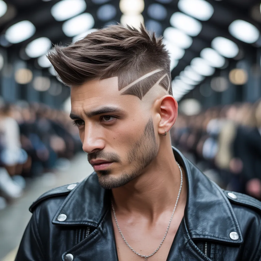 warrior haircut men that command attention