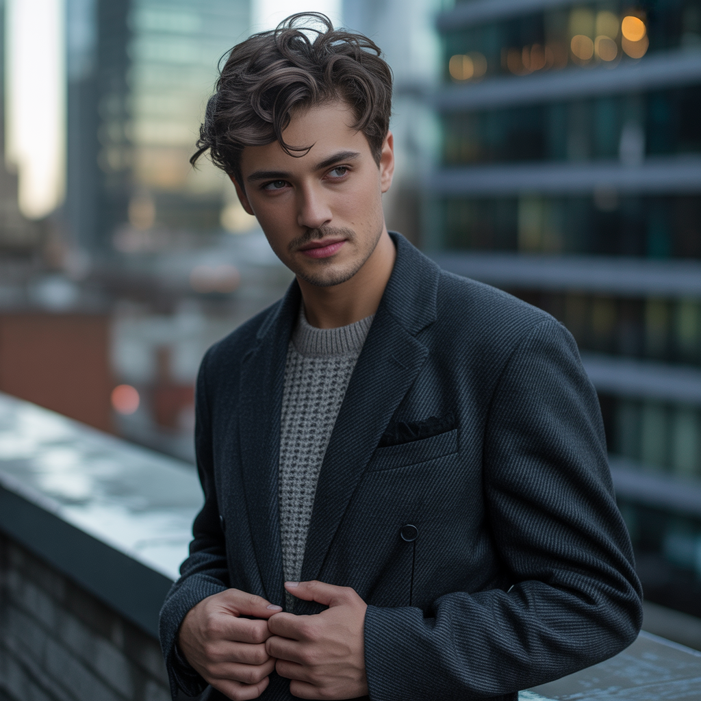 wavy hair guys