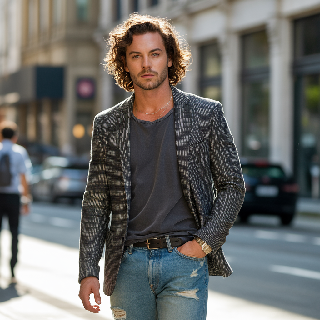 wavy hair guys