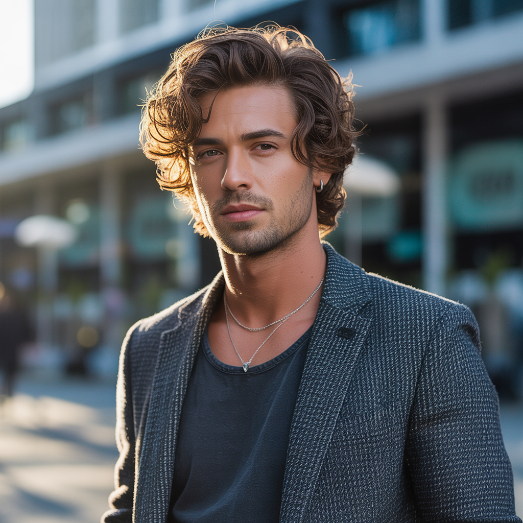 wavy hair guys