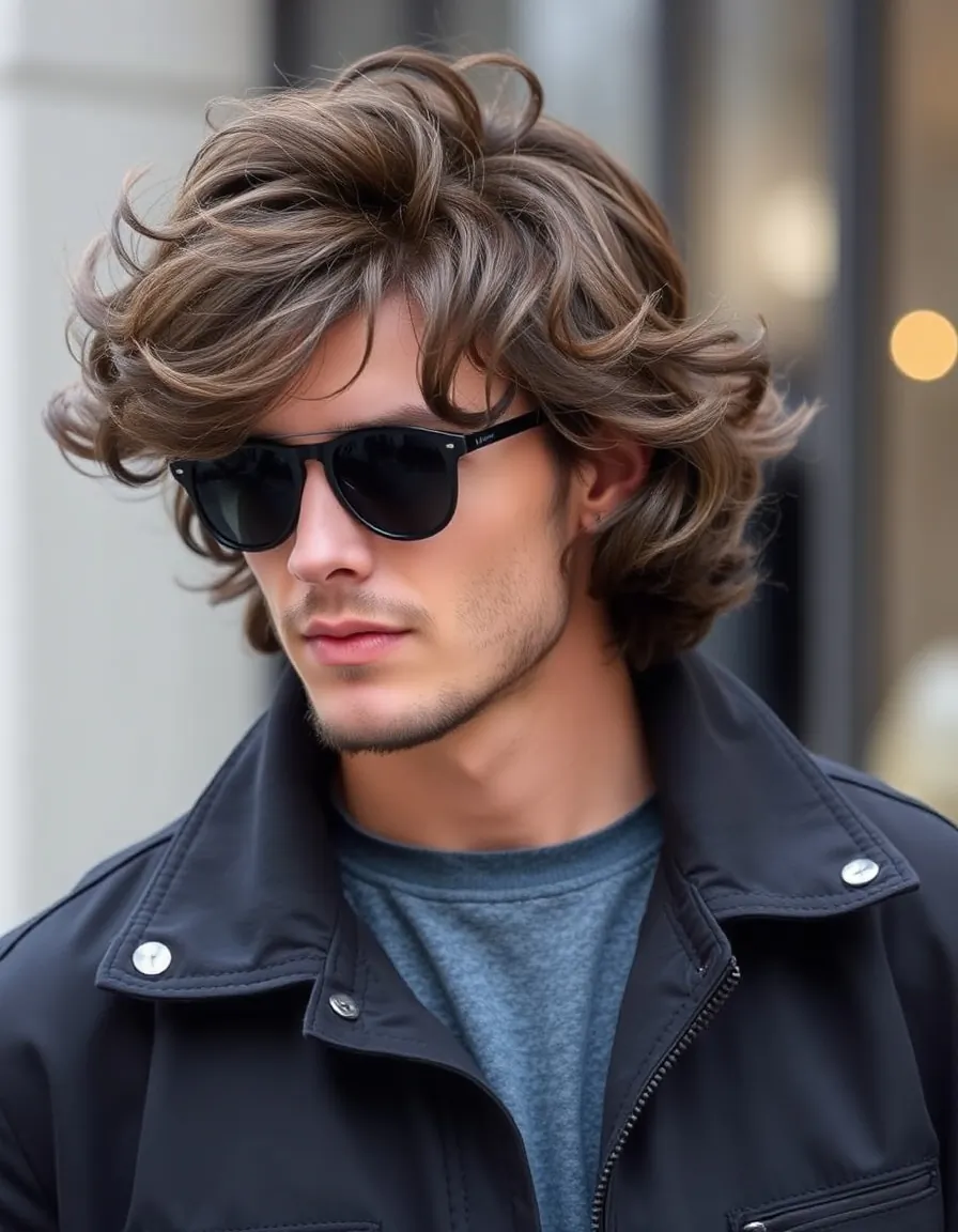 wavy hair men ideas
