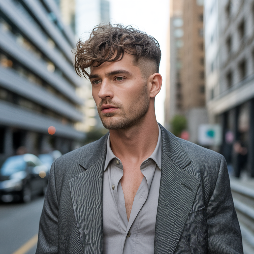 wavy haircuts men