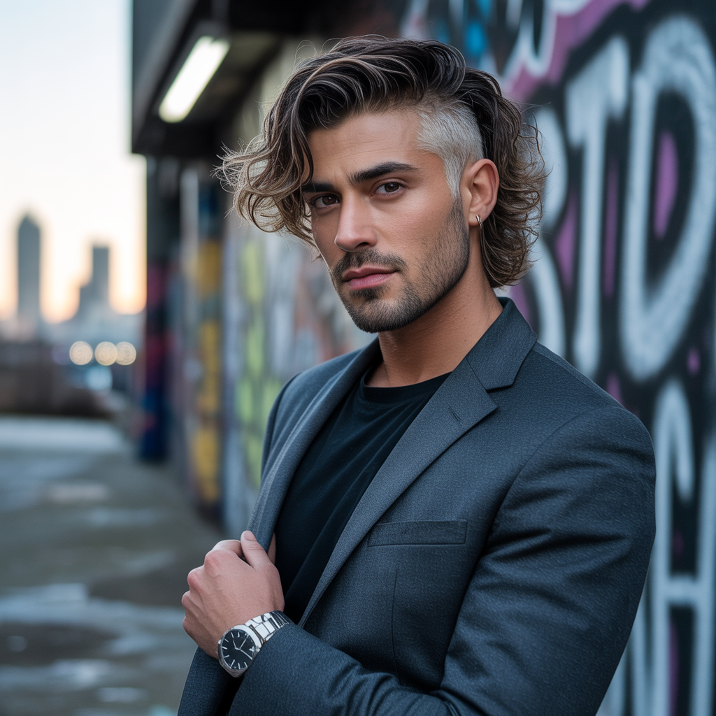 wavy haircuts men