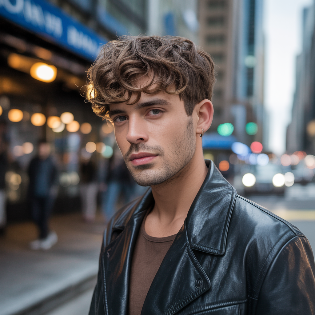wavy haircuts men