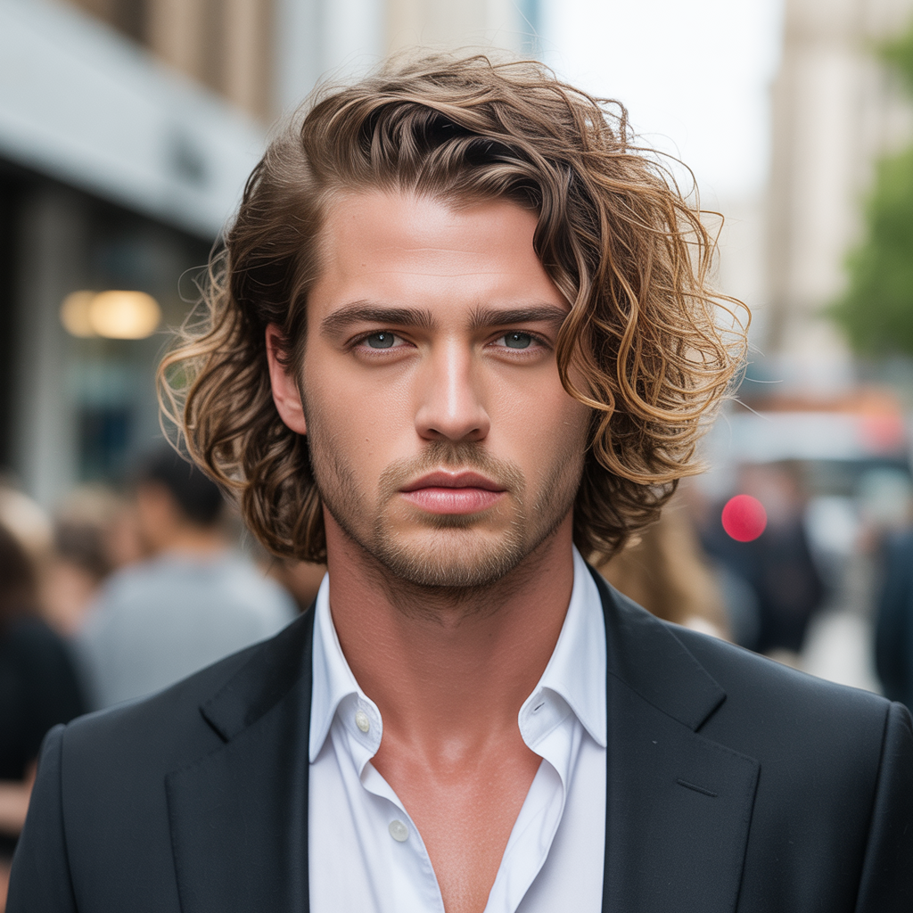 wavy haircuts men