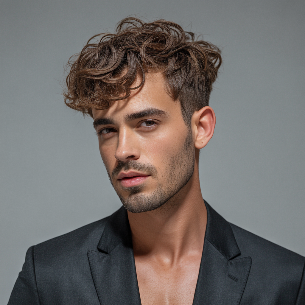 wavy haircuts men