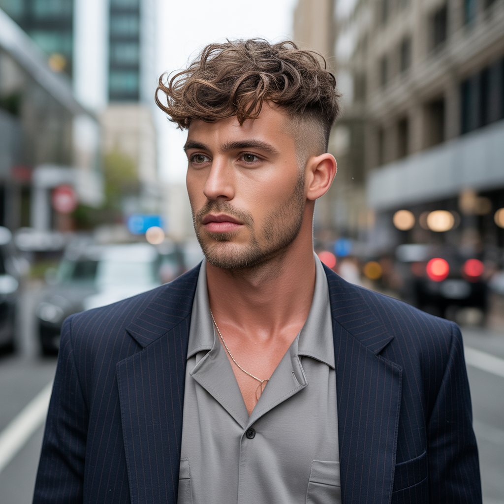 wavy haircuts men