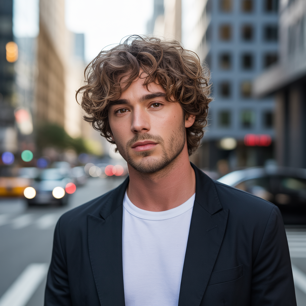wavy haircuts men
