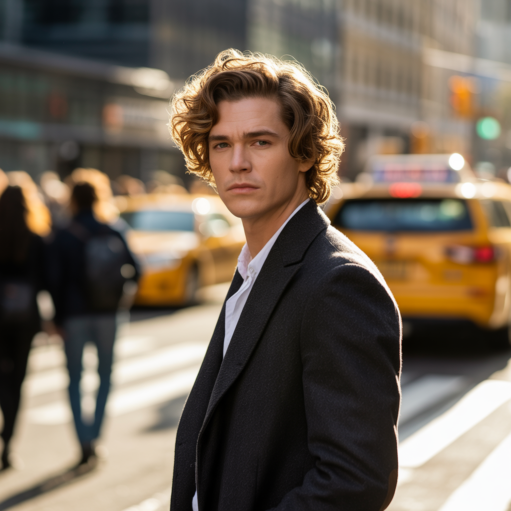 wavy hairstyles men
