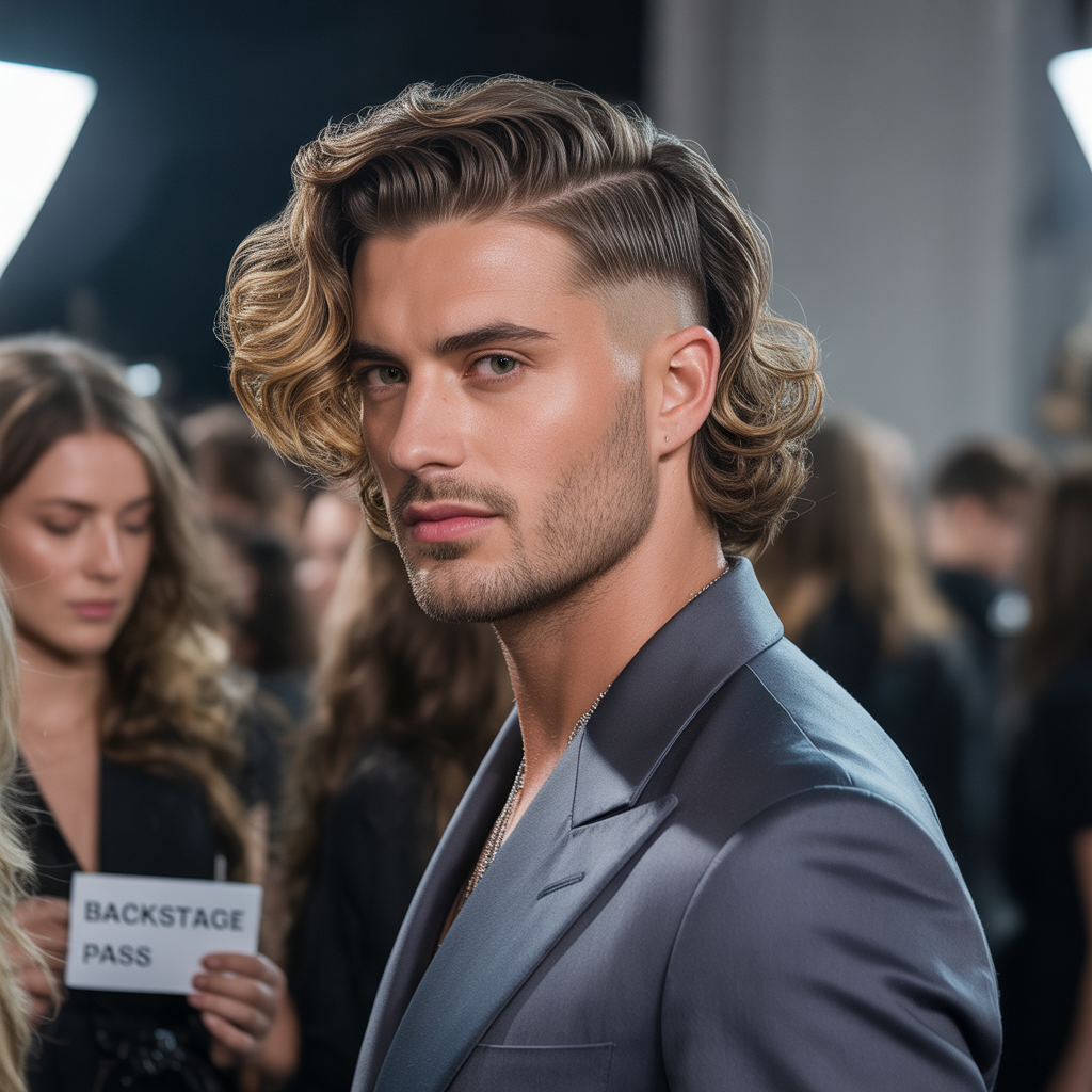 wavy hairstyles men