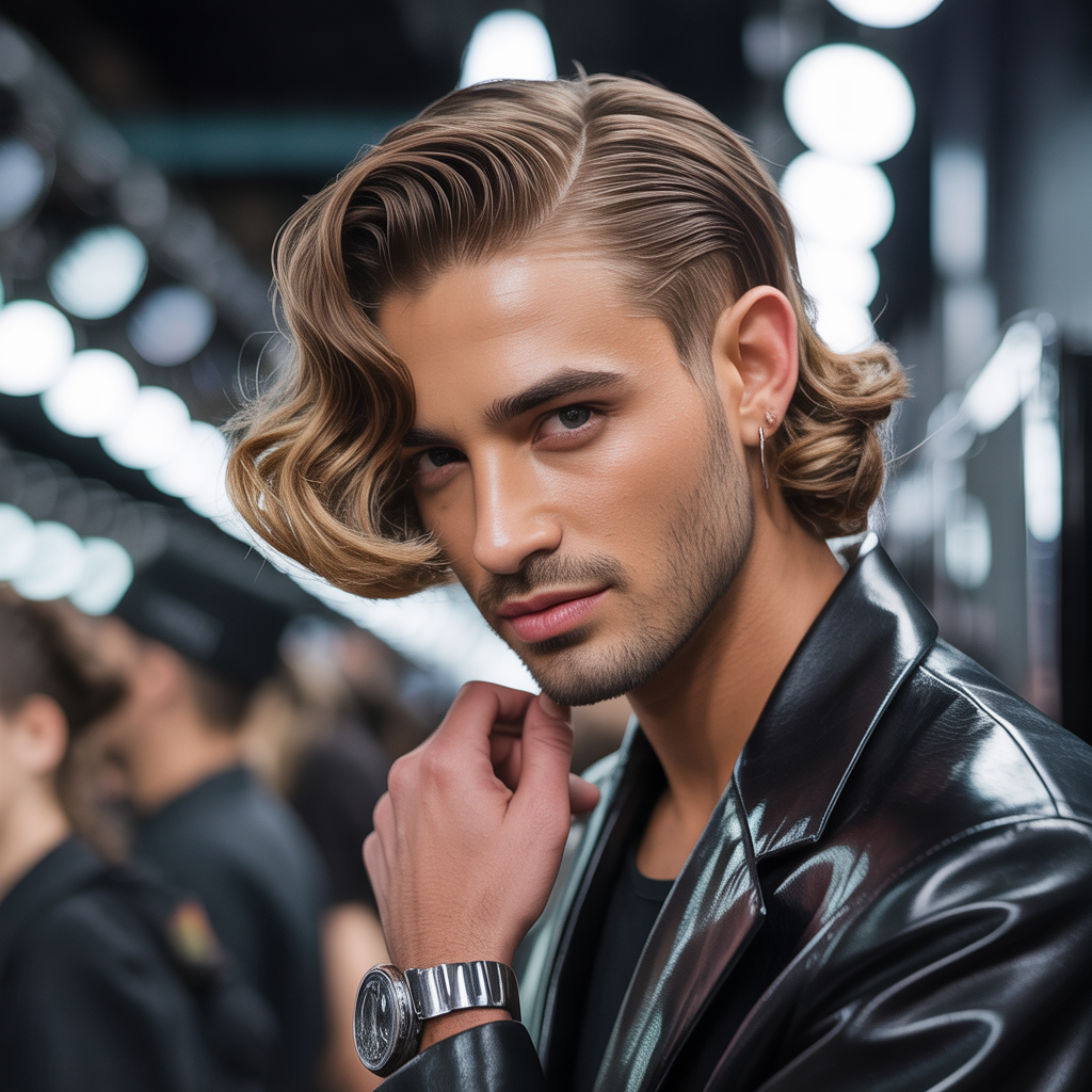 wavy hairstyles men