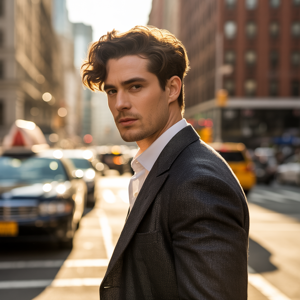 wavy hairstyles men