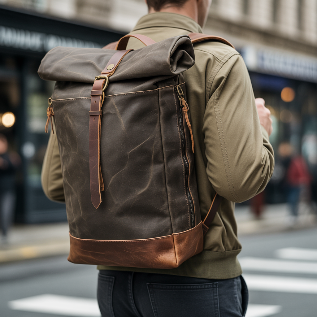 waxed canvas backpacks