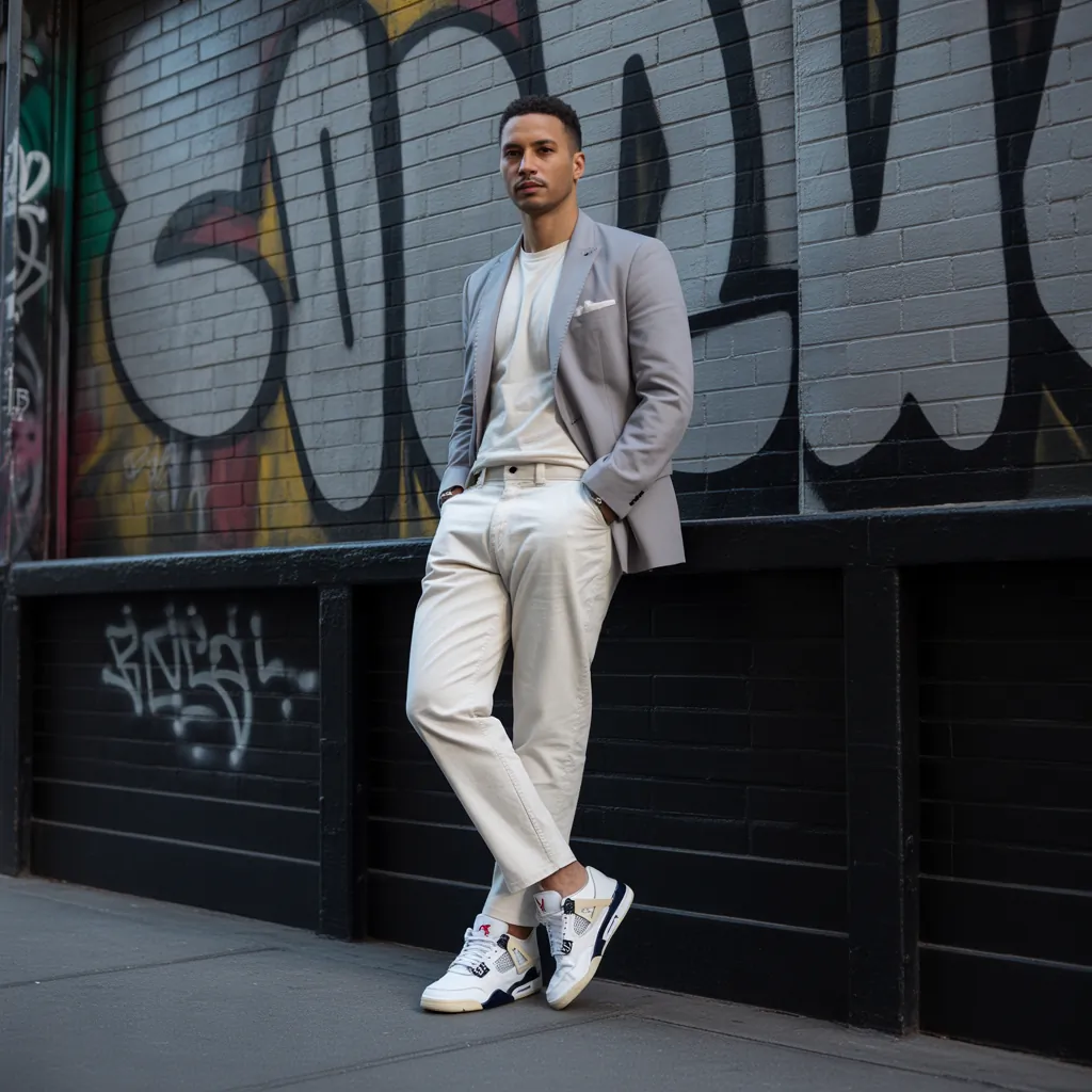 white cement 4s outfits
