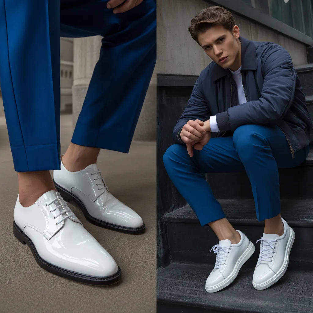 white shoes