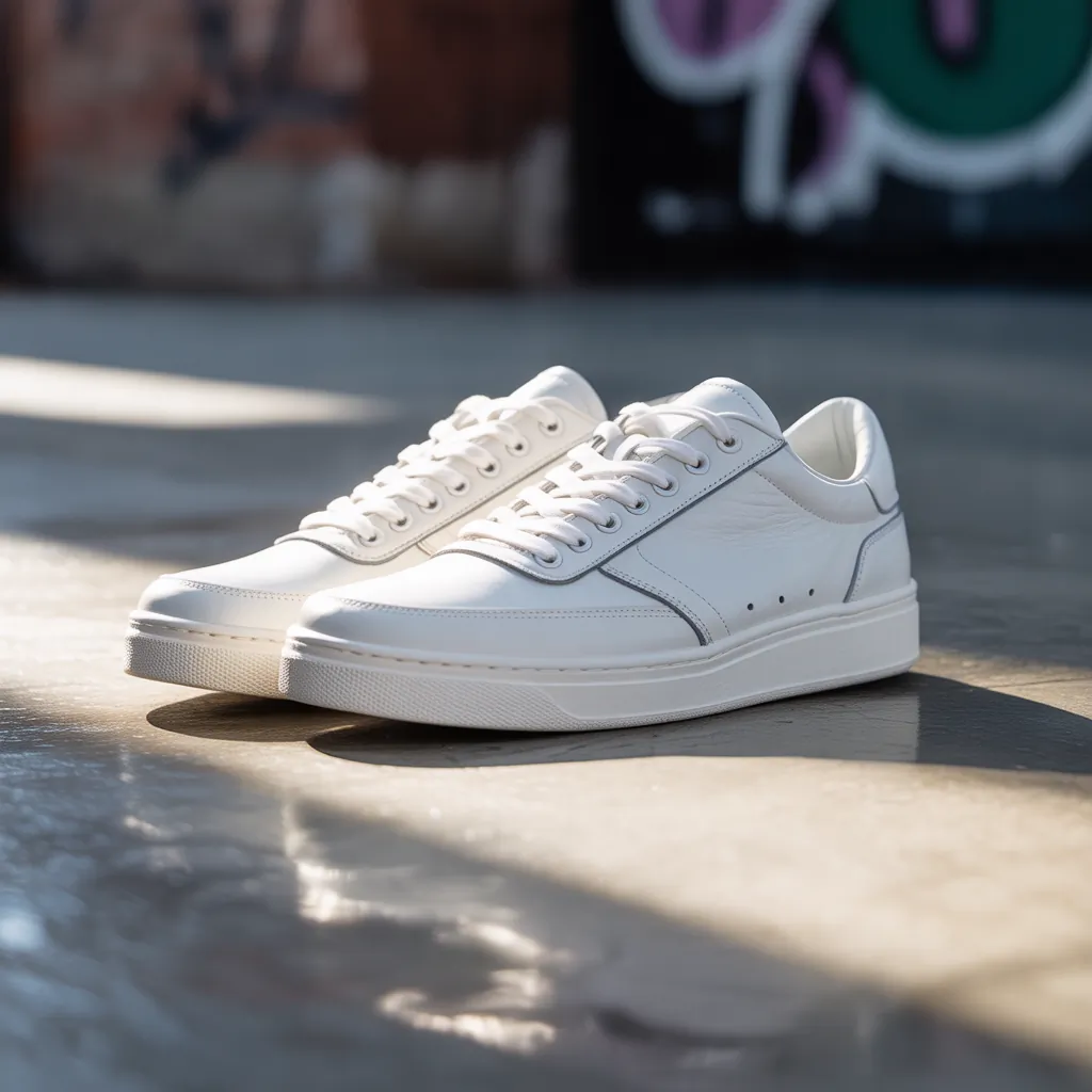 white shoes