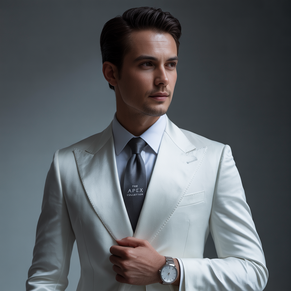 white suit