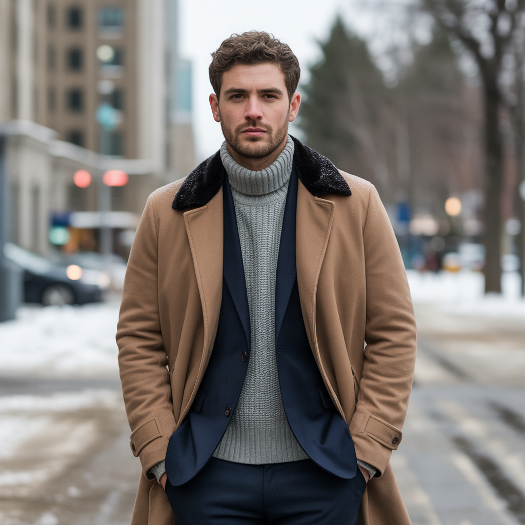 winter fits men