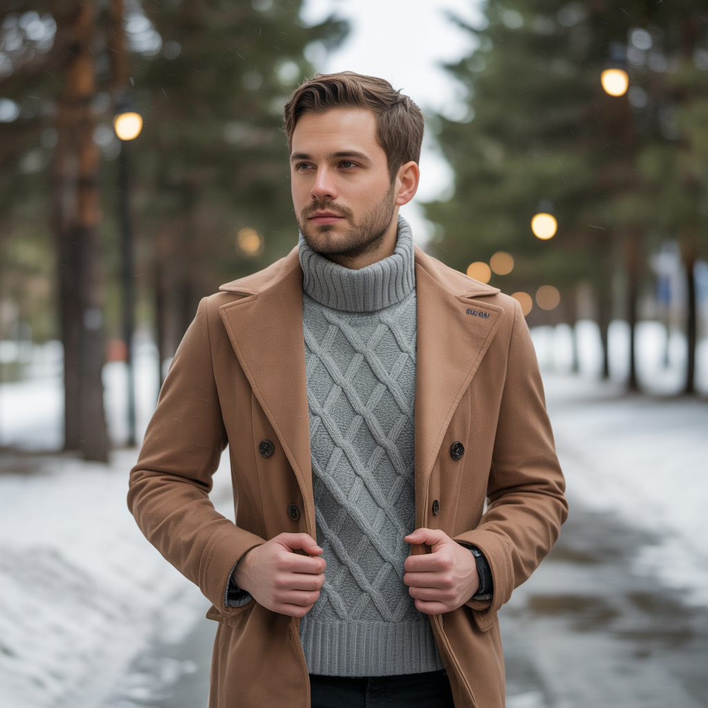 winter fits men