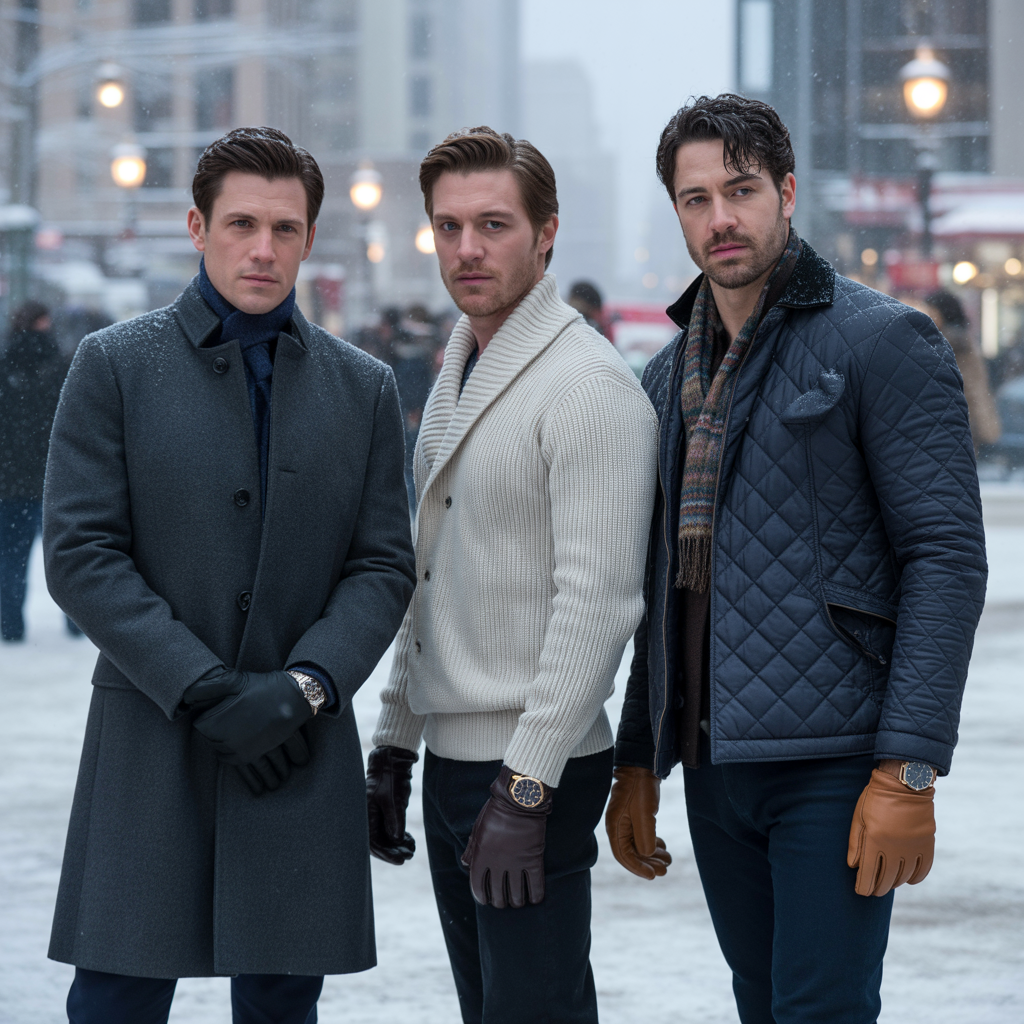 winter fits men