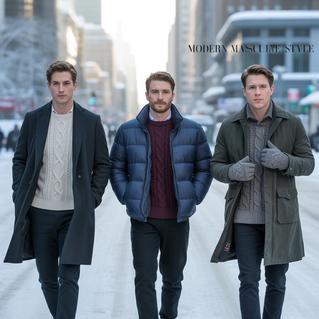 winter fits men