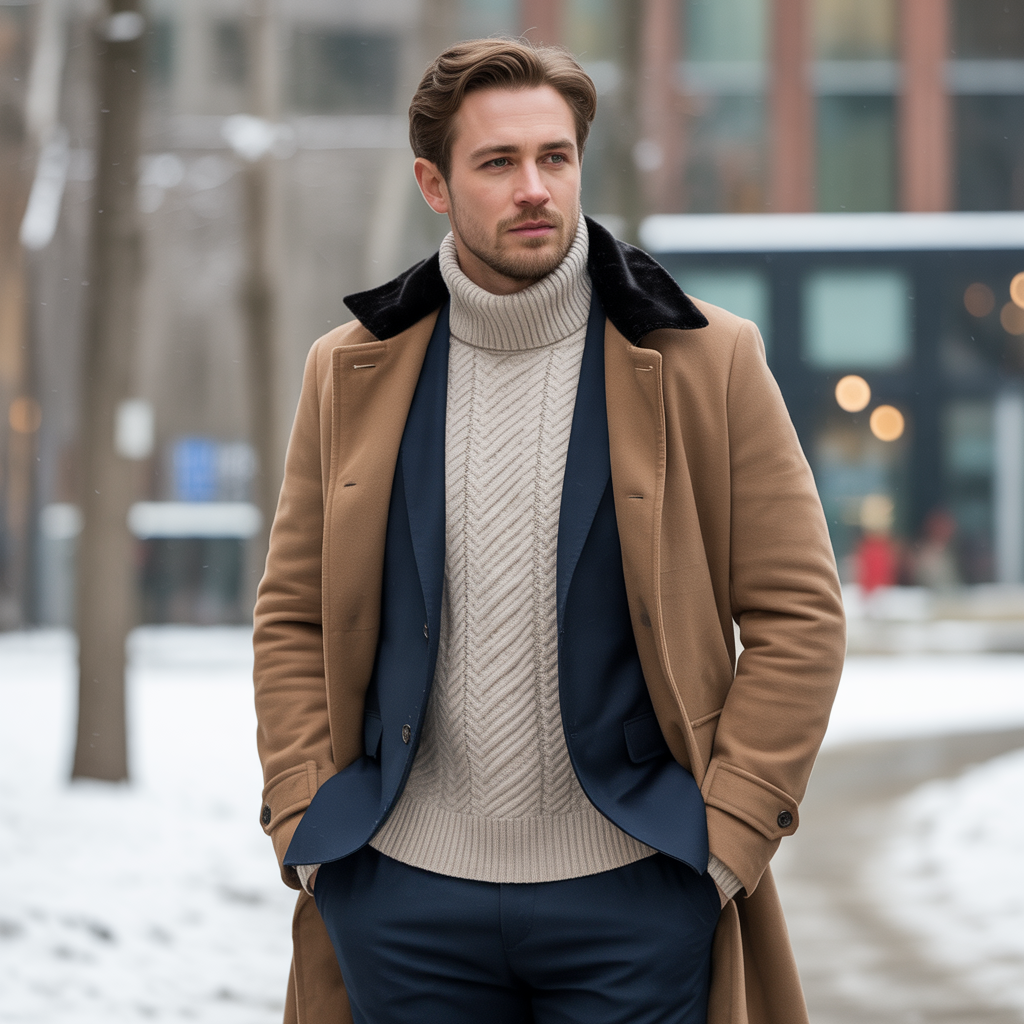 winter fits men