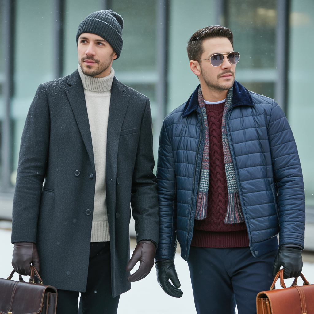 winter fits men
