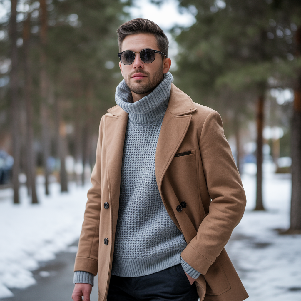 winter fits men
