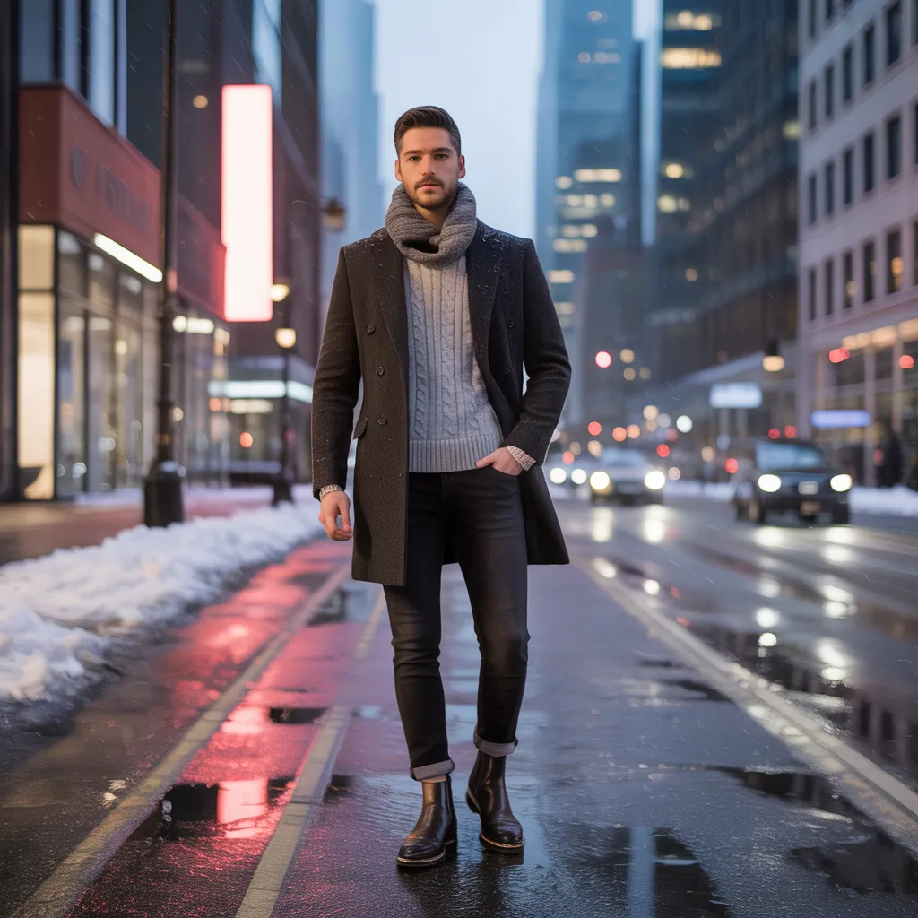 winter outfits men