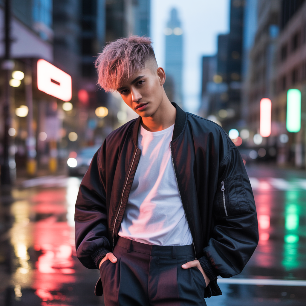 wolf cut men