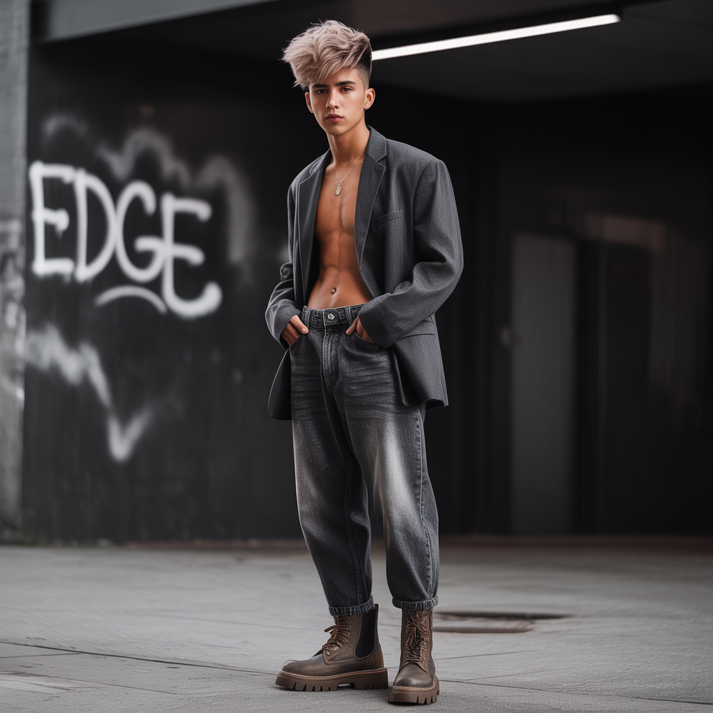 wolf cut men