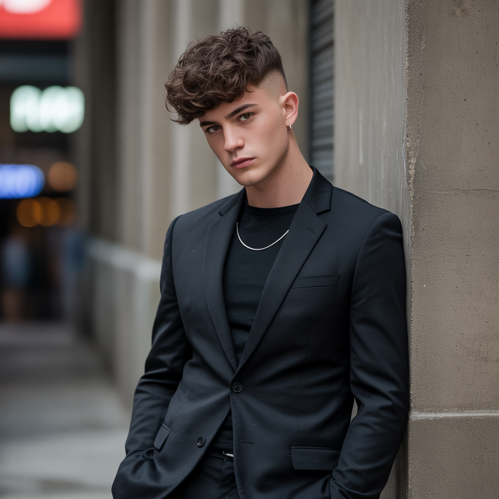 wolf cut men