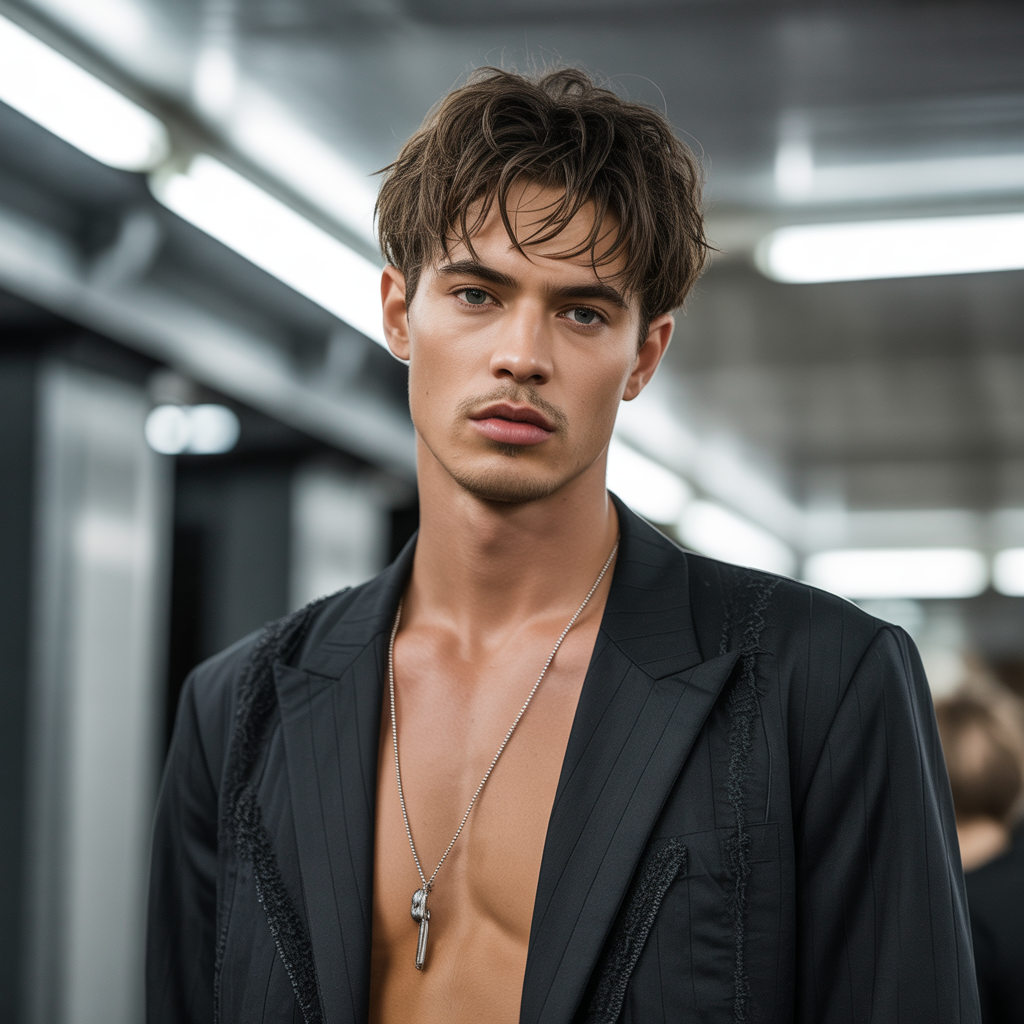 wolf cut men