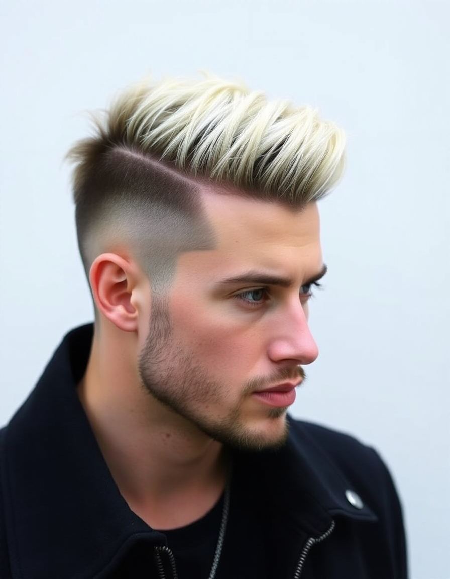 wolfcut hair for men