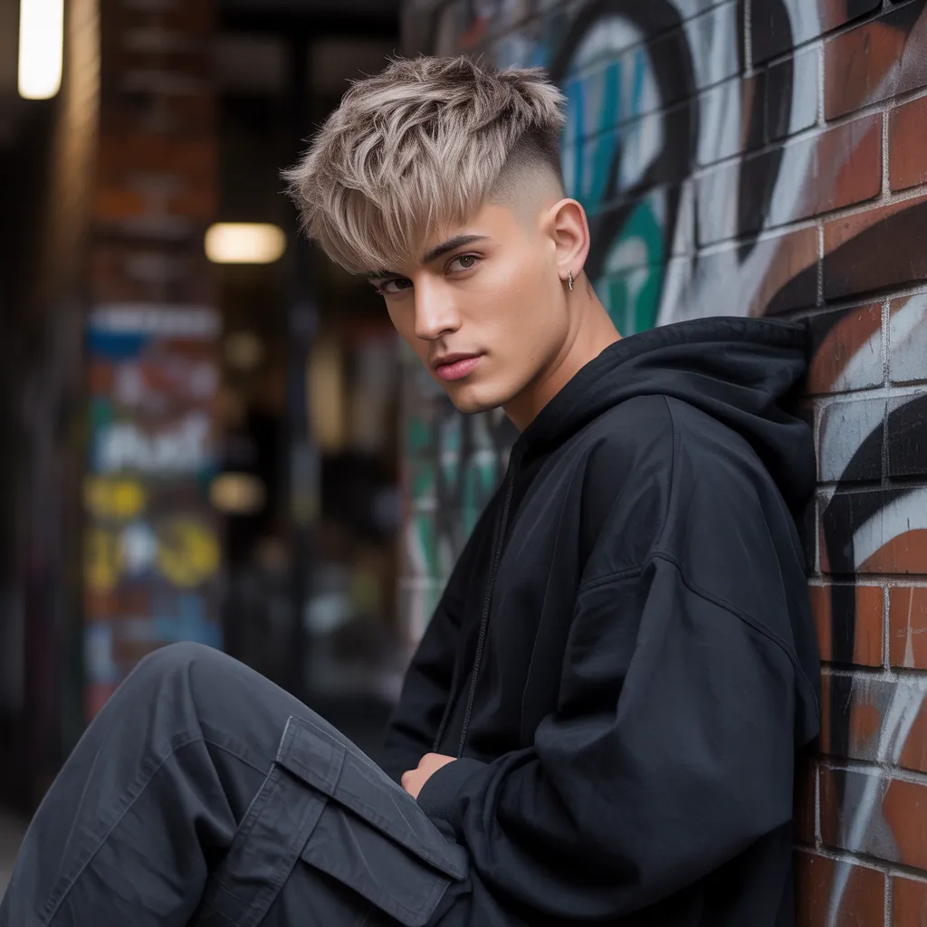 wolfcut hair for men