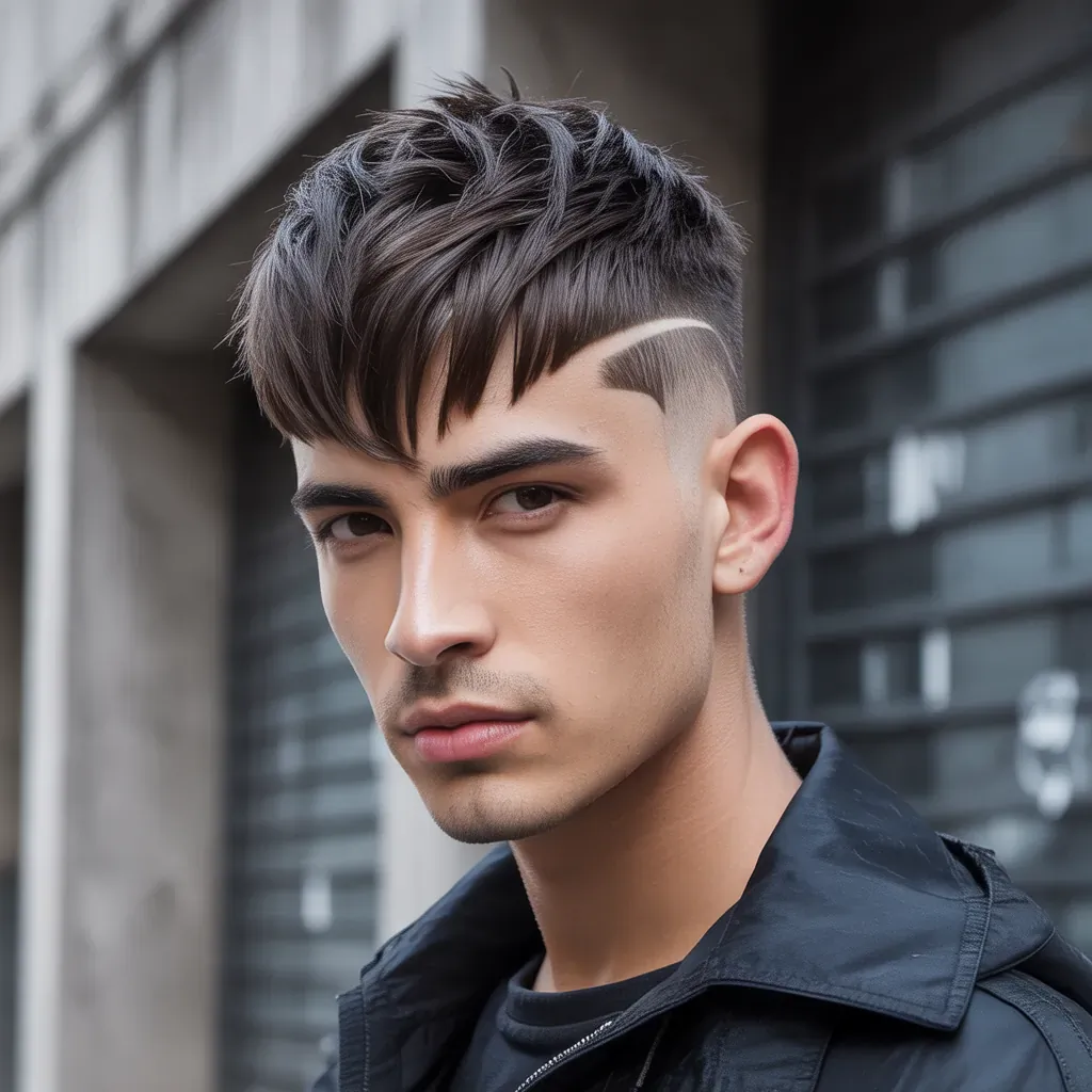 wolfcut hair for men
