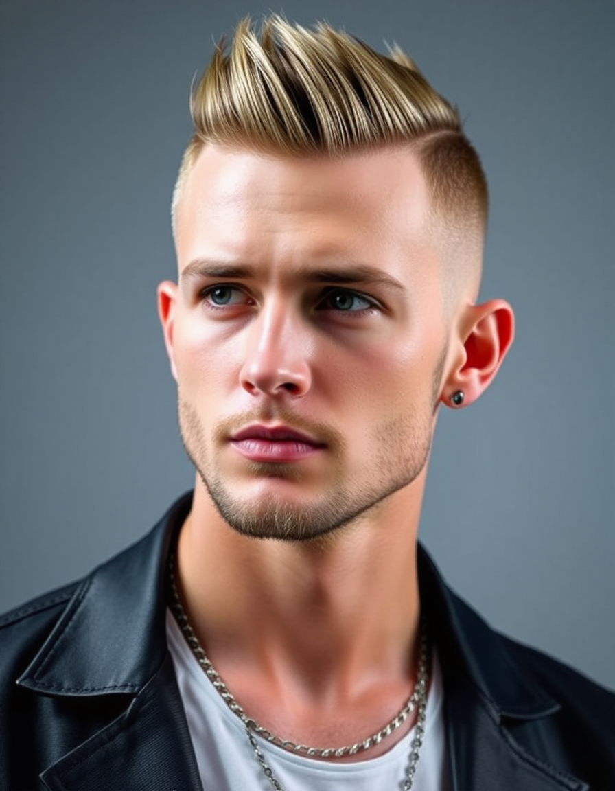 wolfcut hair for men