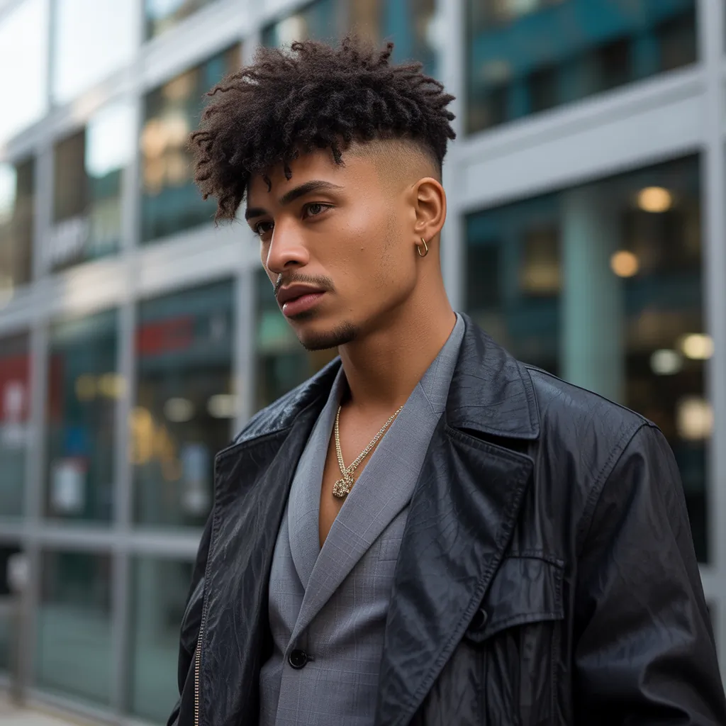 wolfcut hair for men