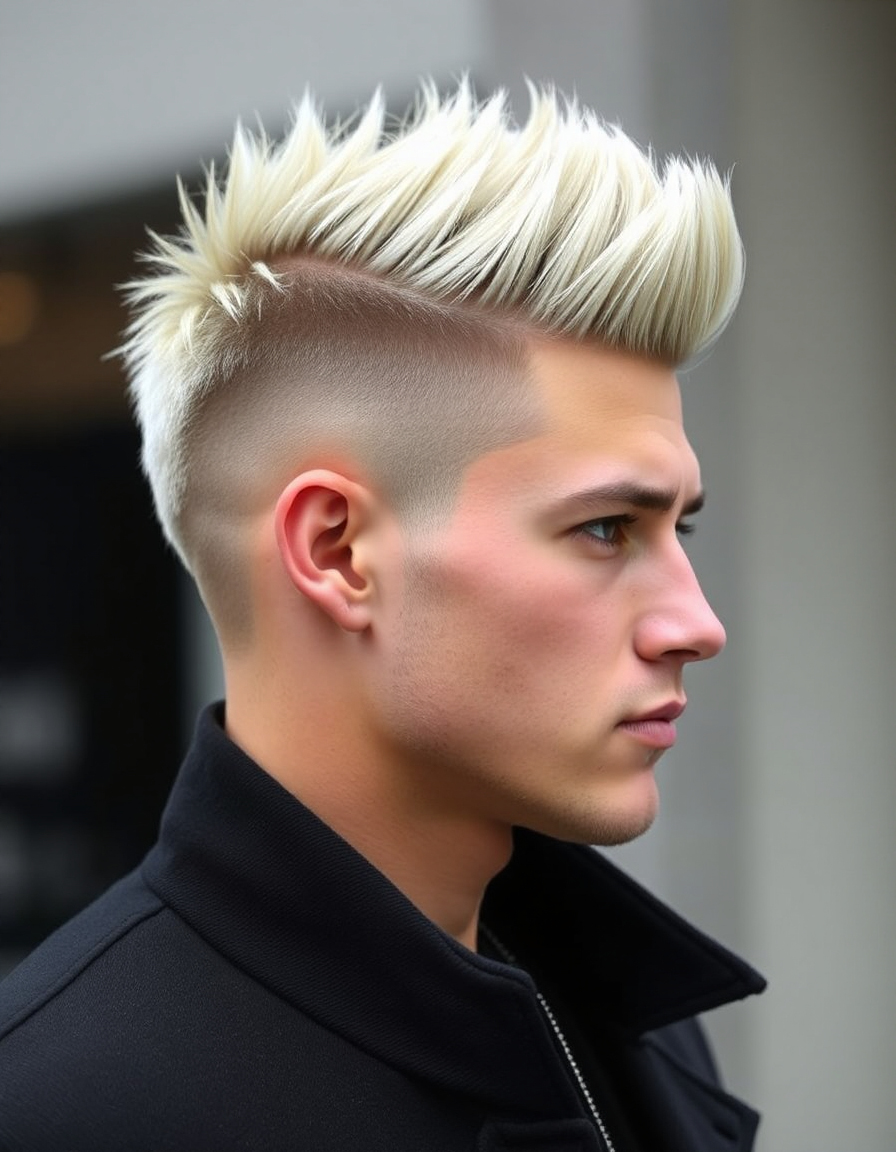 wolfcut hair for men