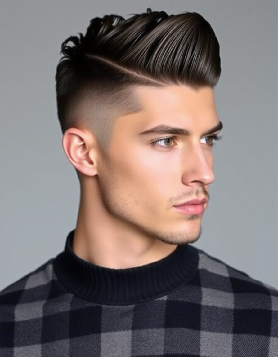 wolfcut hair for men