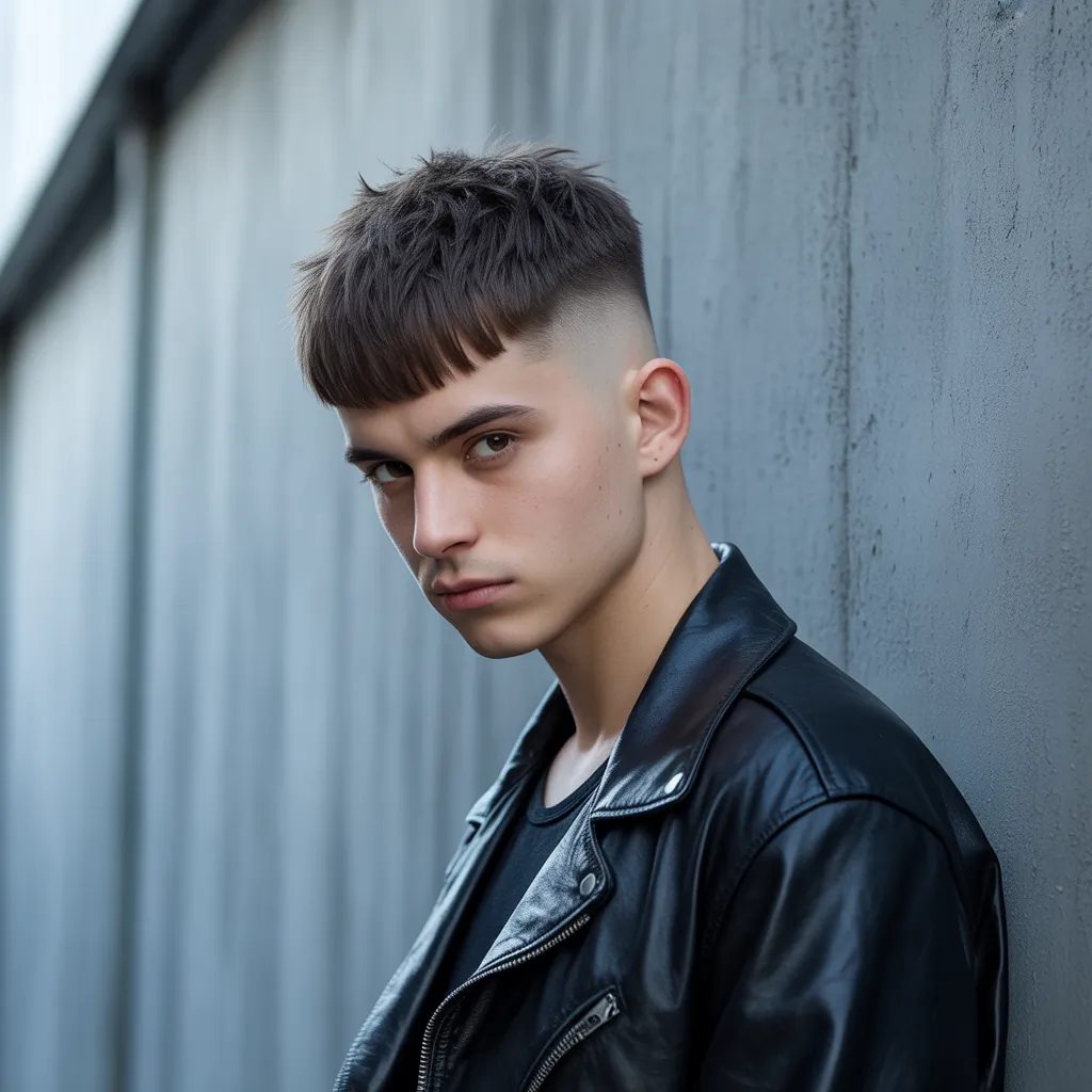 wolfcut hair for men